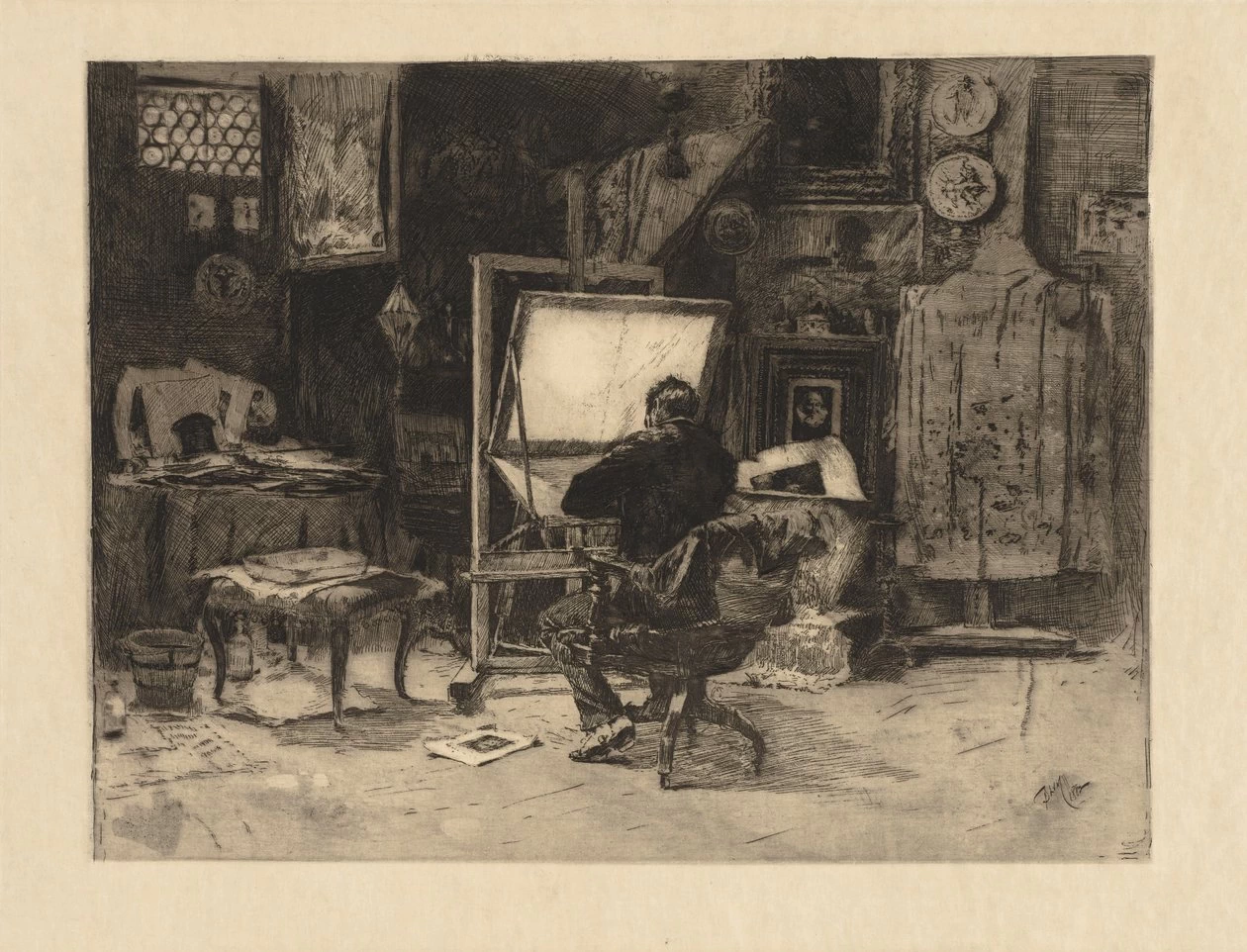 L'incisore, 1882